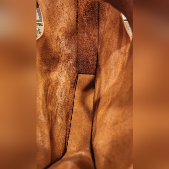 Handmade Leather Purse w/Butterfly "Branding" - Picture 3 of 9